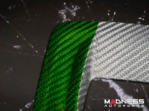 Alfa Romeo Stelvio Shift Gate Trim Panel - Carbon Fiber - Pre '20 - Italian Theme Alfa Romeo Stelvio Shift Gate Trim Panel - Carbon Fiber - Pre '20 - Italian Theme